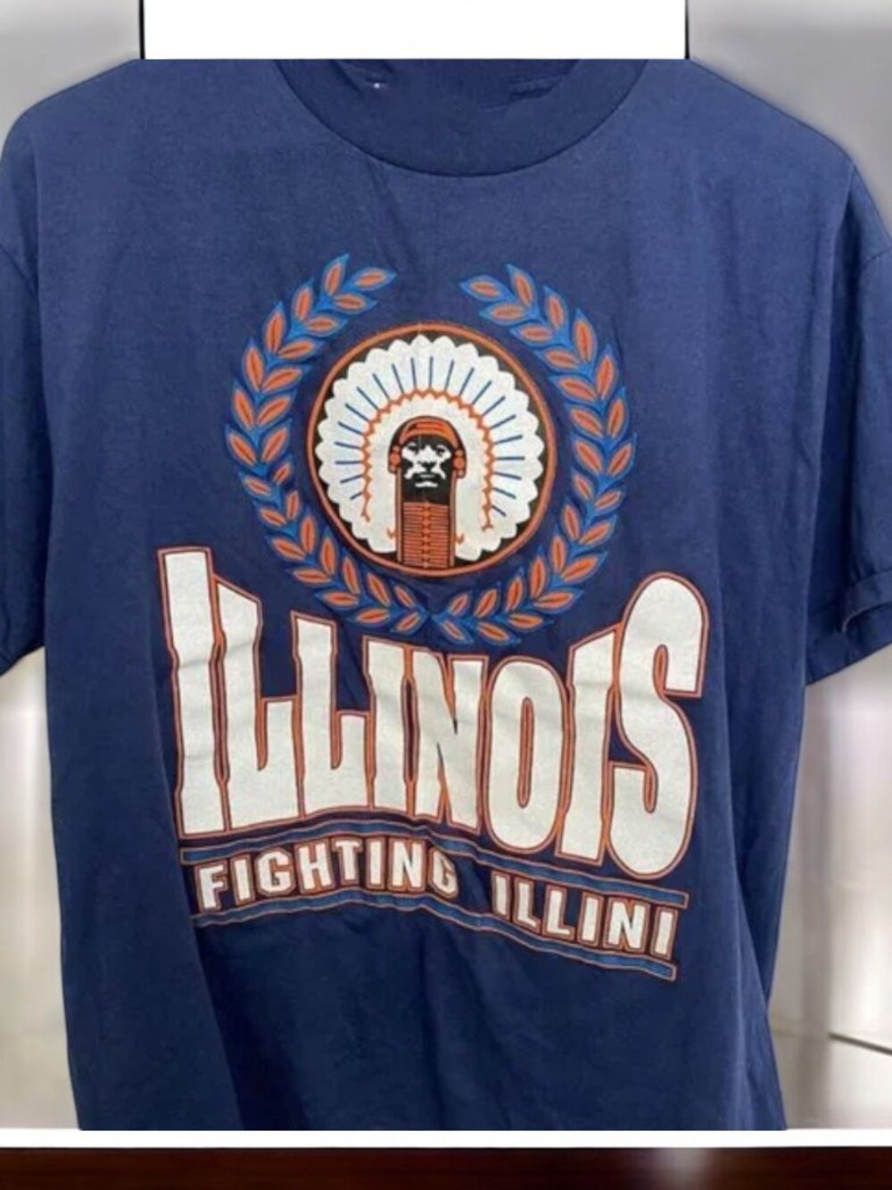 Vintage Style NCAA Illinois Fighting Illini Shirt, University of Illinois Shirt
